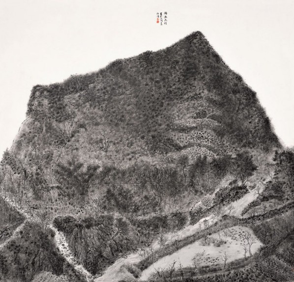 Liu Shiwei, “Taihang Mountain in the Rain”